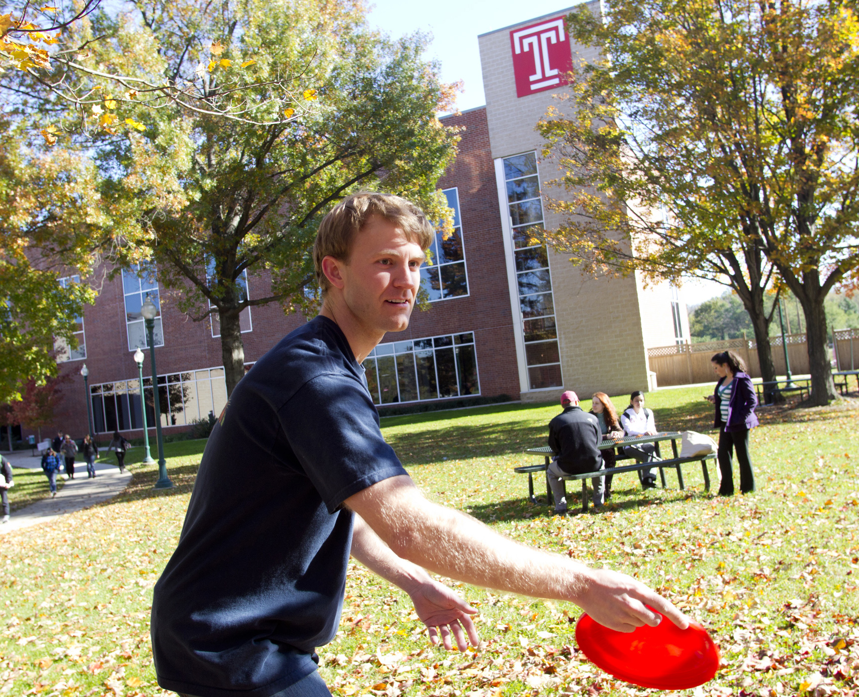 Frisbee Golf at Temple University Ambler
