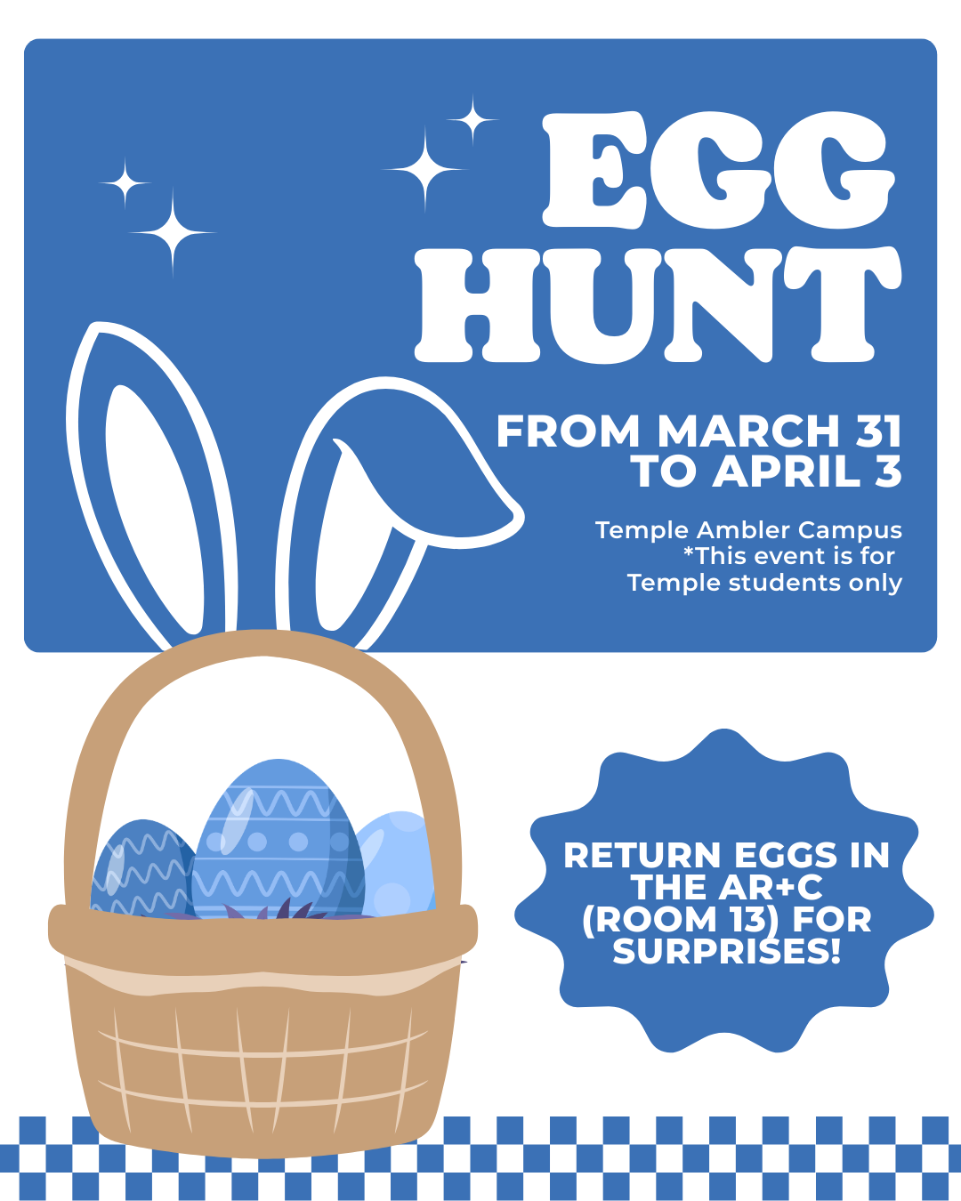 Temple Ambler - Spring Egg Hunt