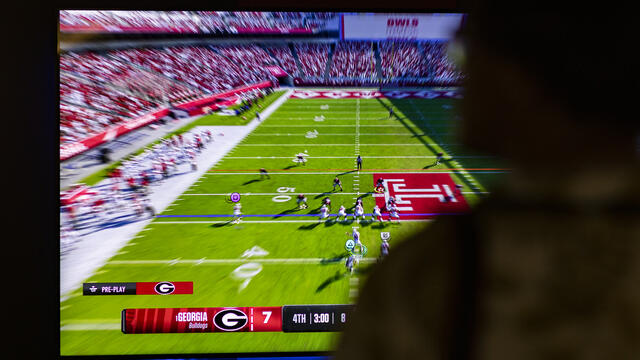 Image of EA Sports College Football 25 gameplay.