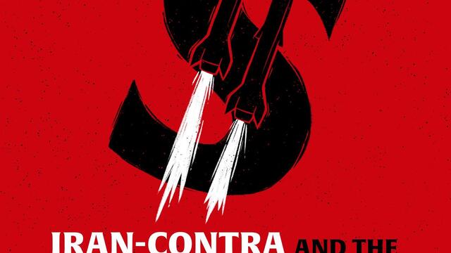 image of two rockets crossing a S to make a dollar sign on red background