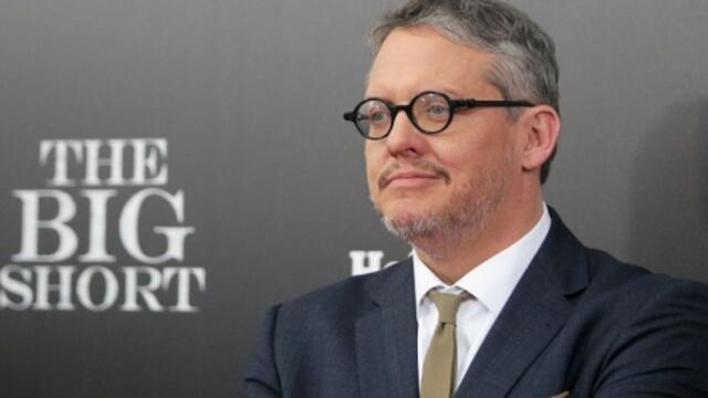 Adam McKay posing at an event for his film The Big Short.