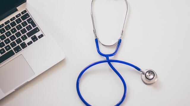 Blue and Gray Stethoscope