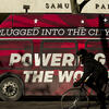 A Temple bus wrap that reads plugged into the city, powering the world outside of Paley library.