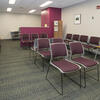 Chairs filling the lobby of the new Tuttleman Counseling space