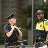 Officer Lanetti pictured with Sgt. Lewis.