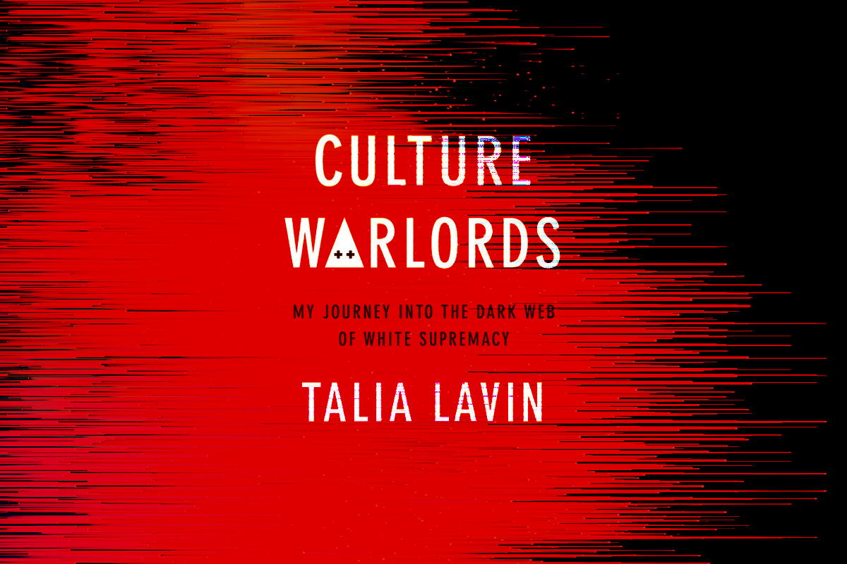 image of the book Culture Warlords with a red book cover and white words